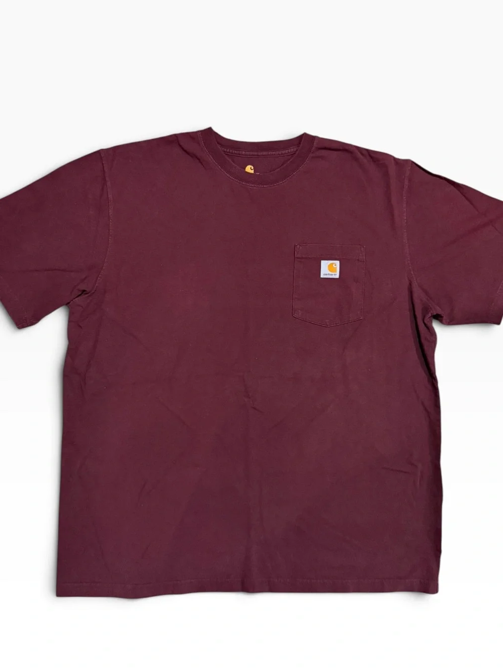 Carhartt Men’s Pocket T-Shirt in Burgundy XL